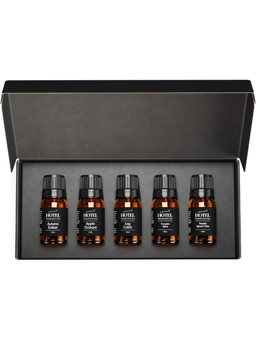Cozy Fall Fireside Diffuser Oil Gift Set - 10 mL, 5 Pack, Perfect for Holidays